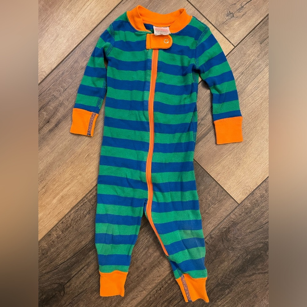 Hanna Andersson striped onesie 6-12 months